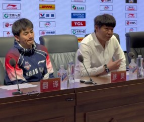 虎扑体育-胜同曦发布会！邱彪仍在不满防守，直指高诗岩带伤+于德豪回暖！